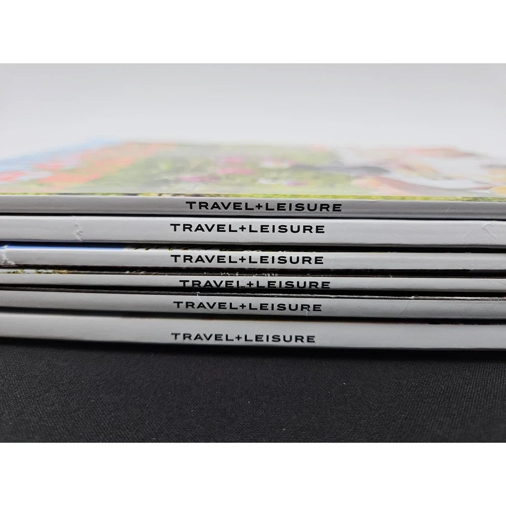 Lot of‎ 6 Travel Leisure Magazine 2023-2024 Culinary World Best Hotels Water